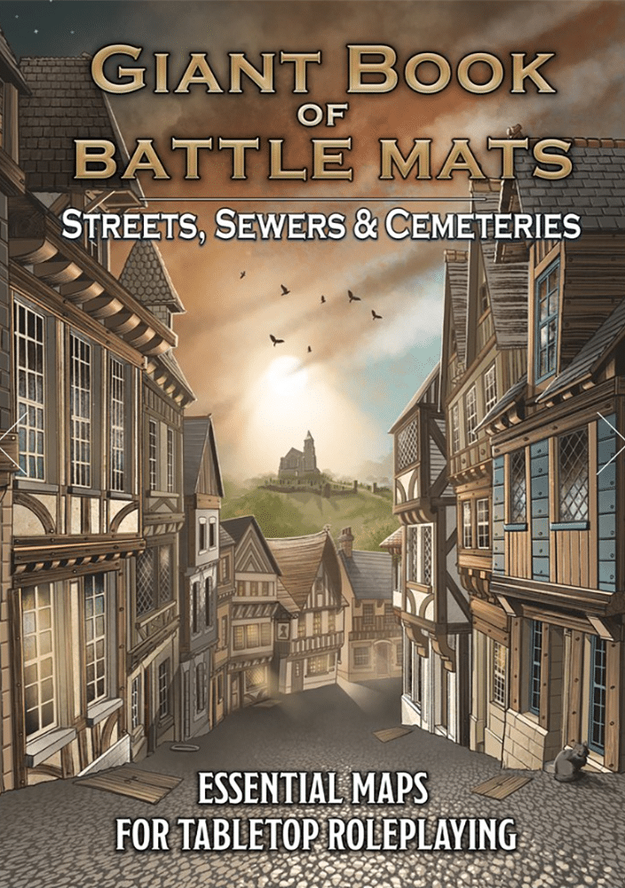 Giant Book of Battle Maps - Streets, Sewers, & Cemeteries image 0